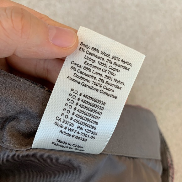 wool blend mini skirt NWOT - Picture 2 of 4